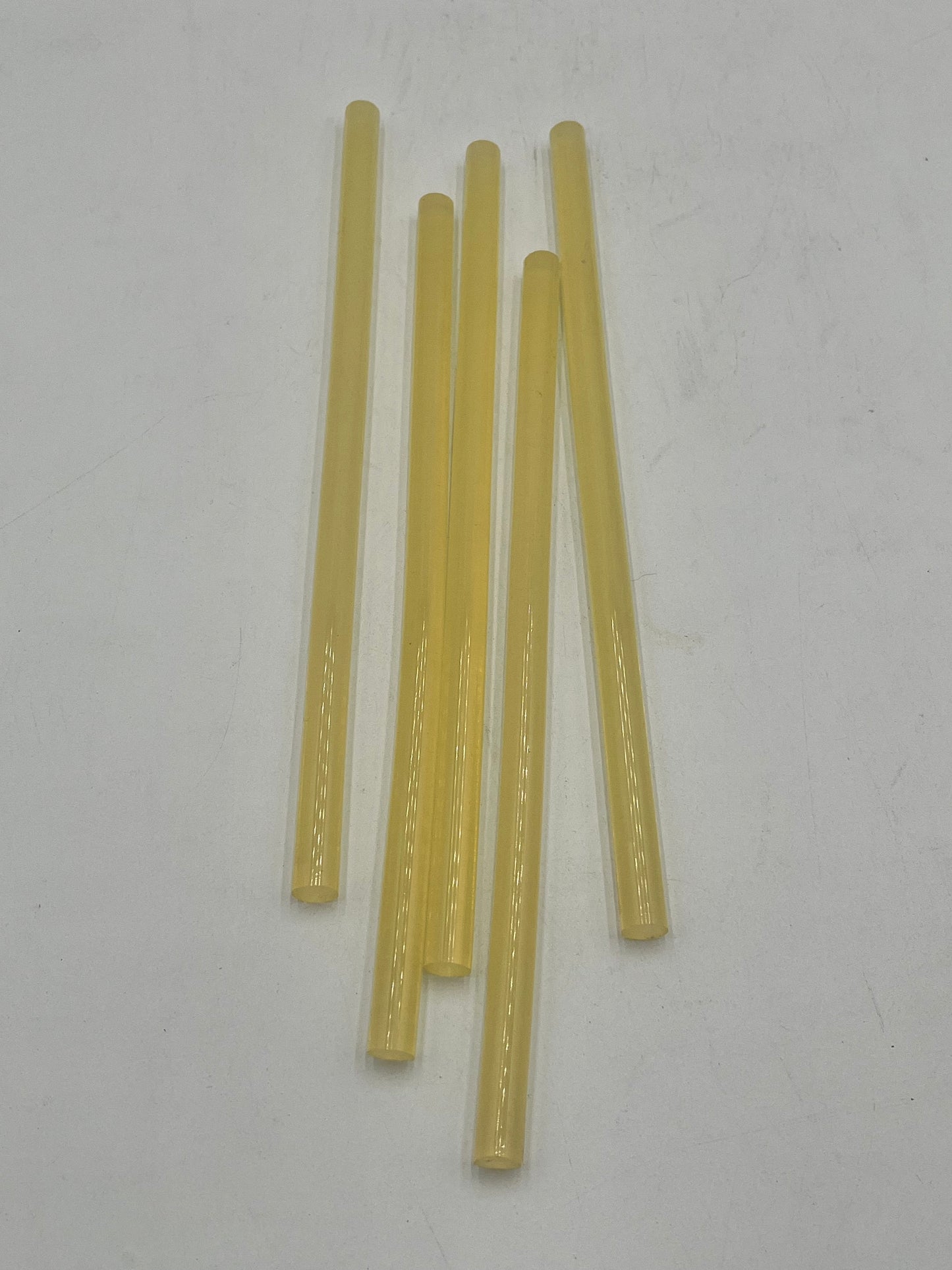 5 yellow hot glue gun sticks for floral arrangements, crafts and DIY projects. Sold by floralsuppliespoint1.com