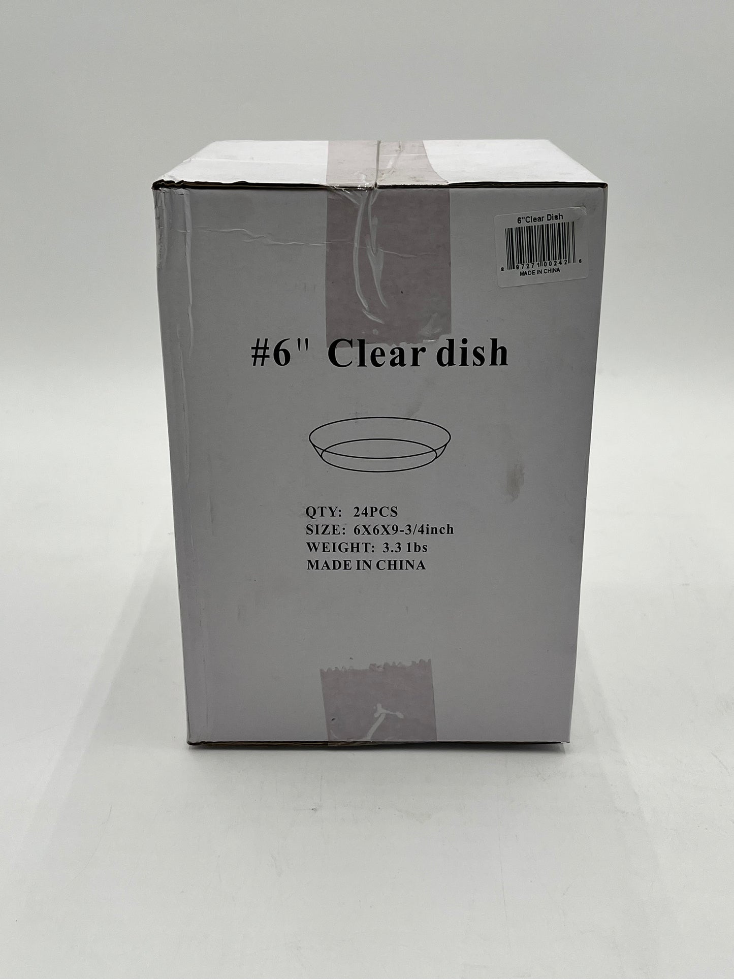 Clearview Floral Base in 6". Transparent, durable & reusable tray for floral designs, available in retail & wholesale @ floralsuppliespoint1.com