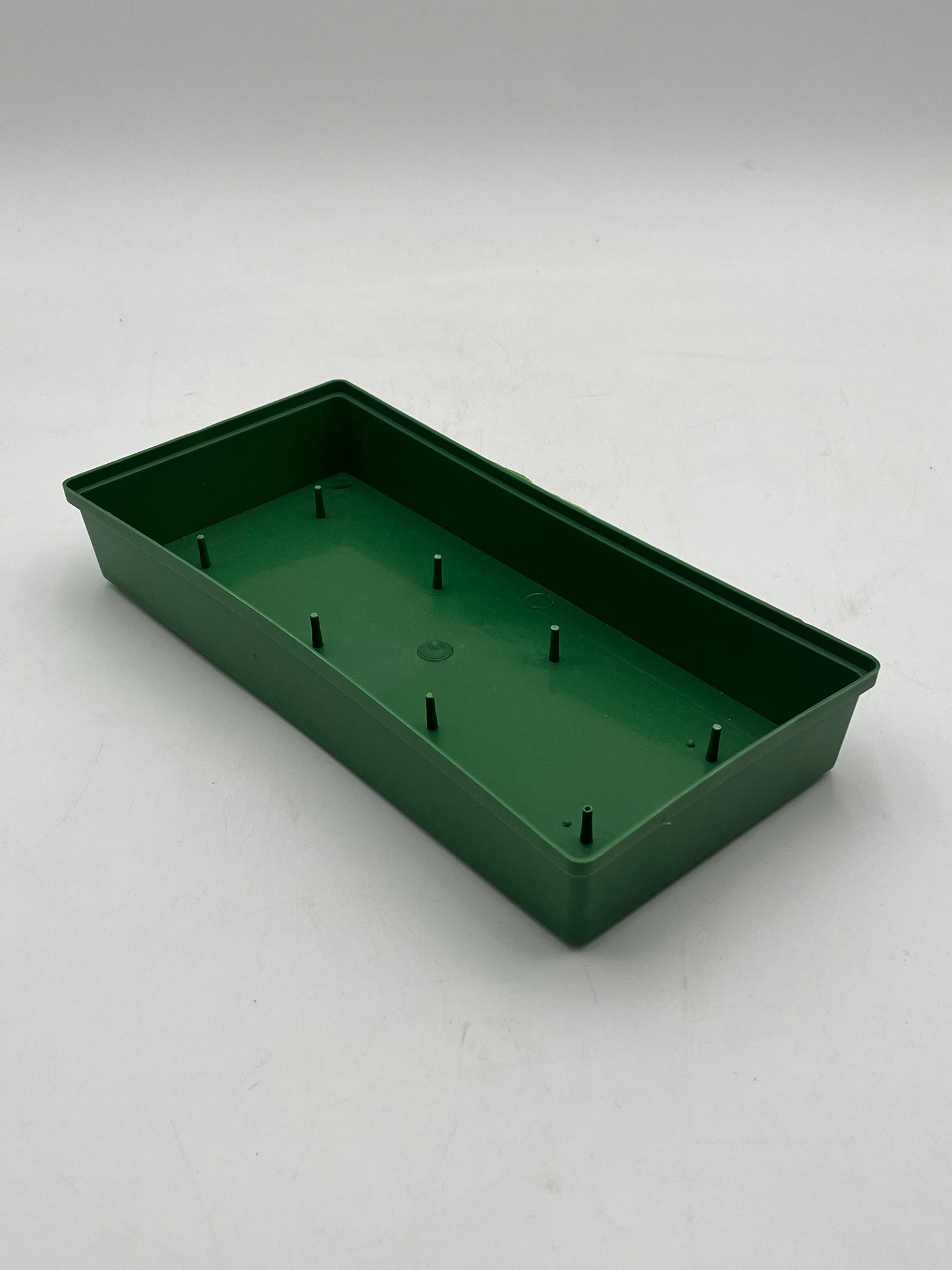 Floral base tray 10.5" x5” x 2” deep to hold floral foam securely. Ideal for fresh or artificial flower arrangements. Sold by floralsuppliespoint1.com for $4.99