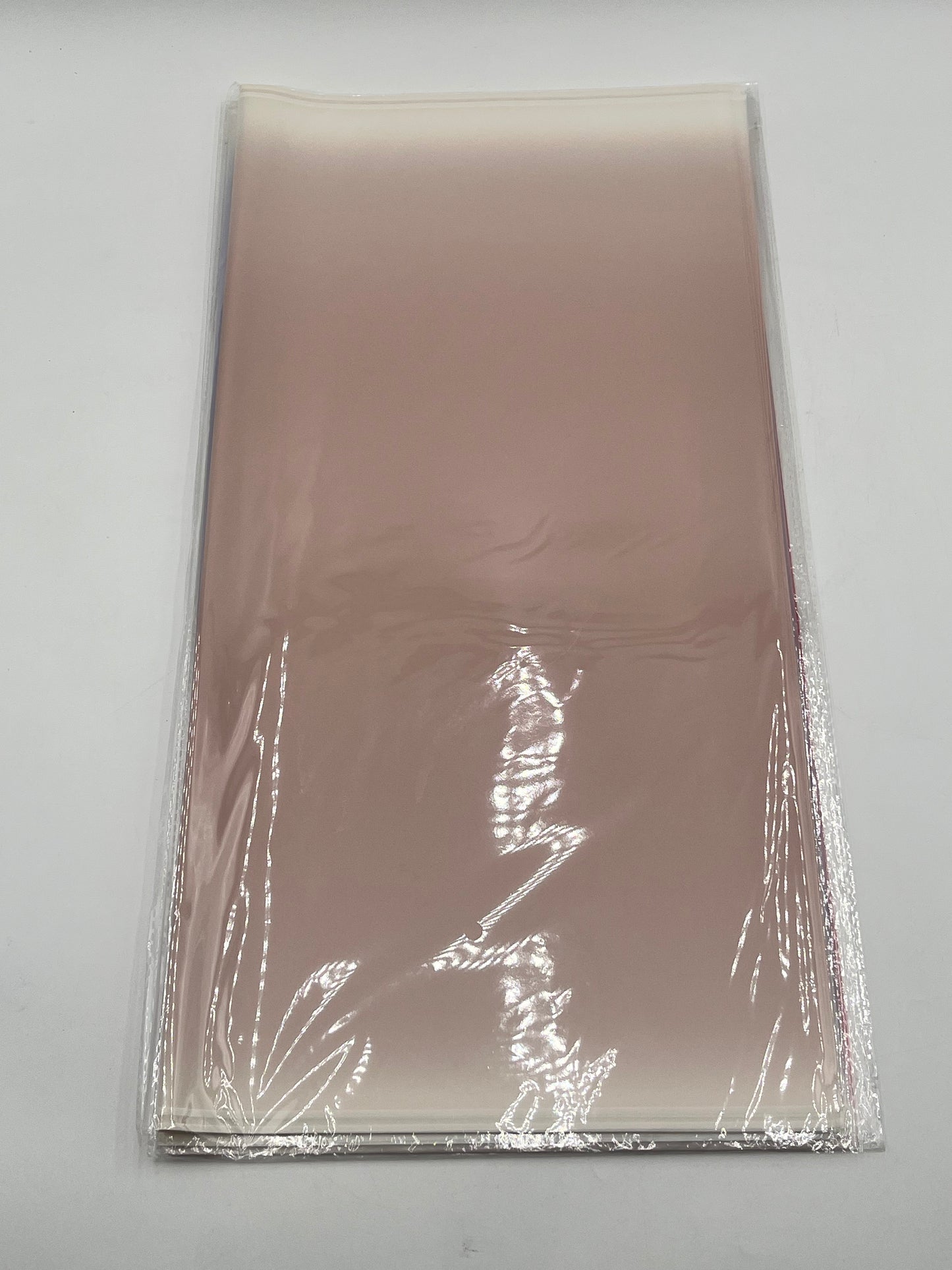Gradient wrapping sheets for floral bouquets, gift packaging & DIY gifting in Beige, 20x20 inches & available at floralsuppliespoint1.com for $9.99