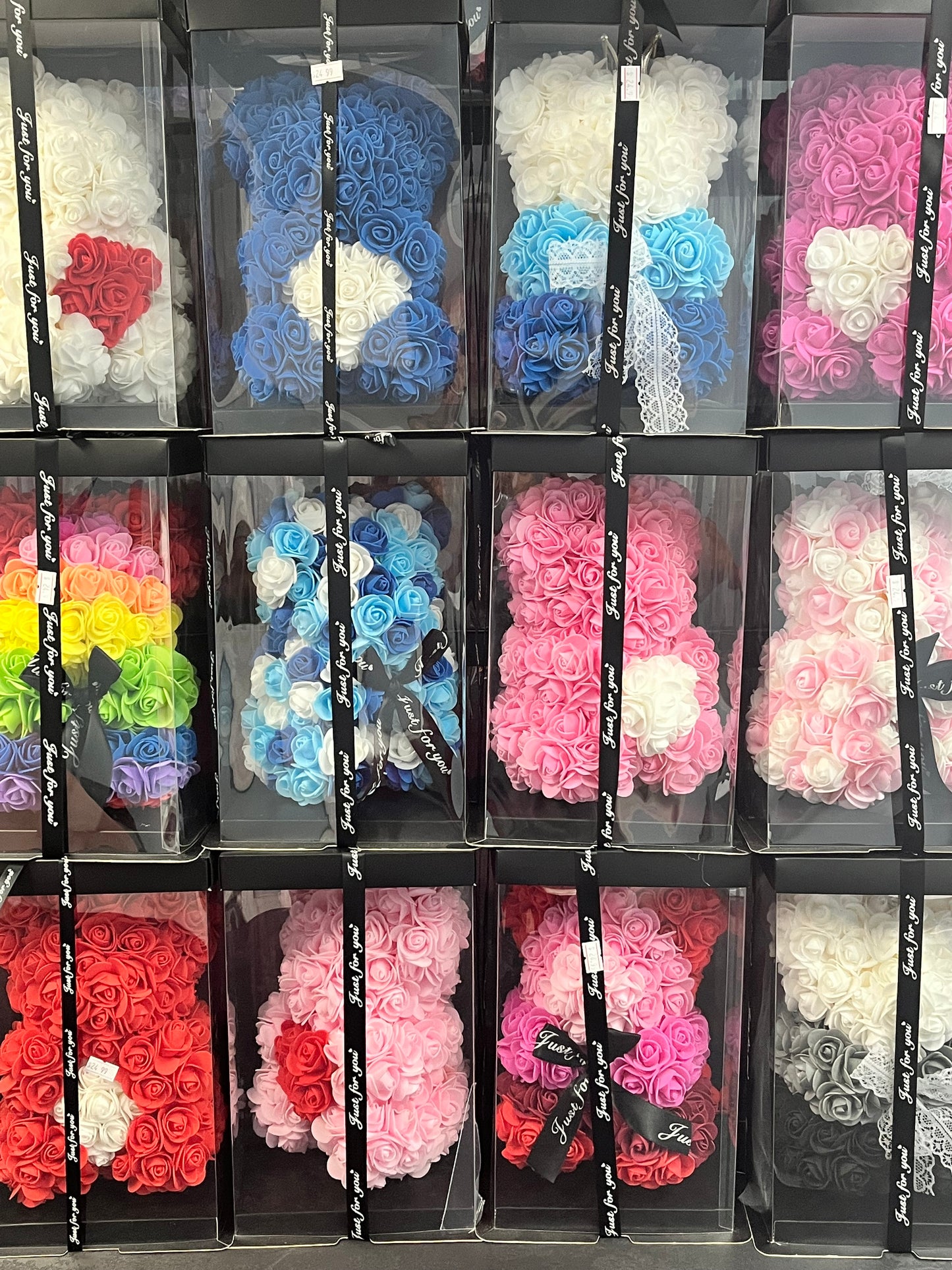 Rose Foam Bear- Medium