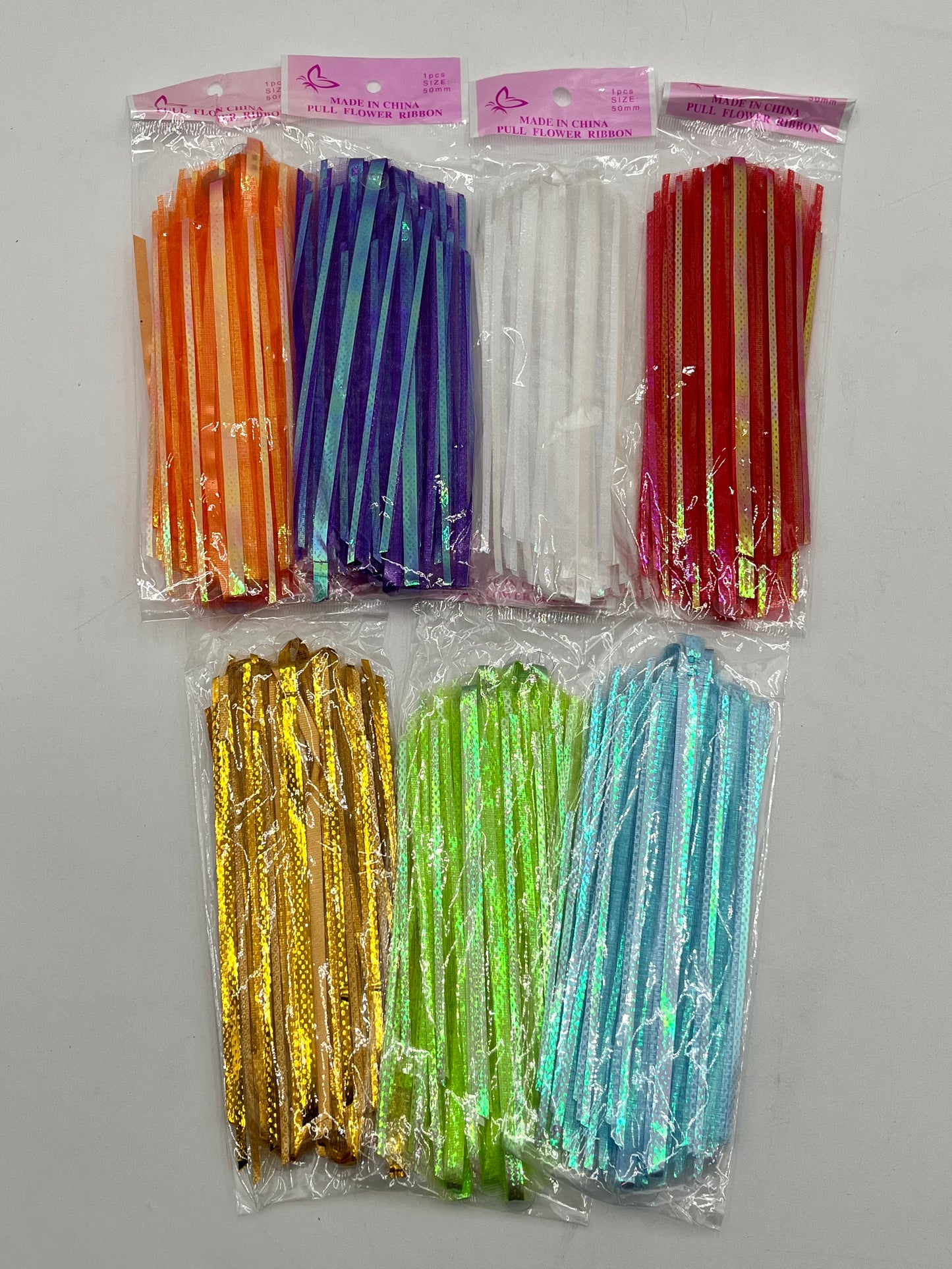 Fluorescent Edge Ribbon Set- 50mm