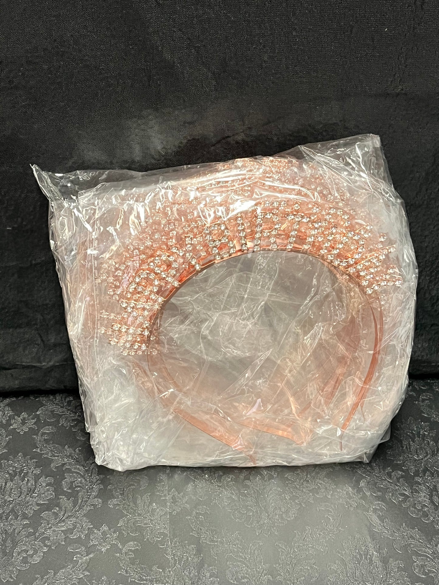 Rhinestone Happy Birthday headbands in gold, rose gold, and silver –Wholesale 10pack $34.99 sold by floralsuppliespoint1.com