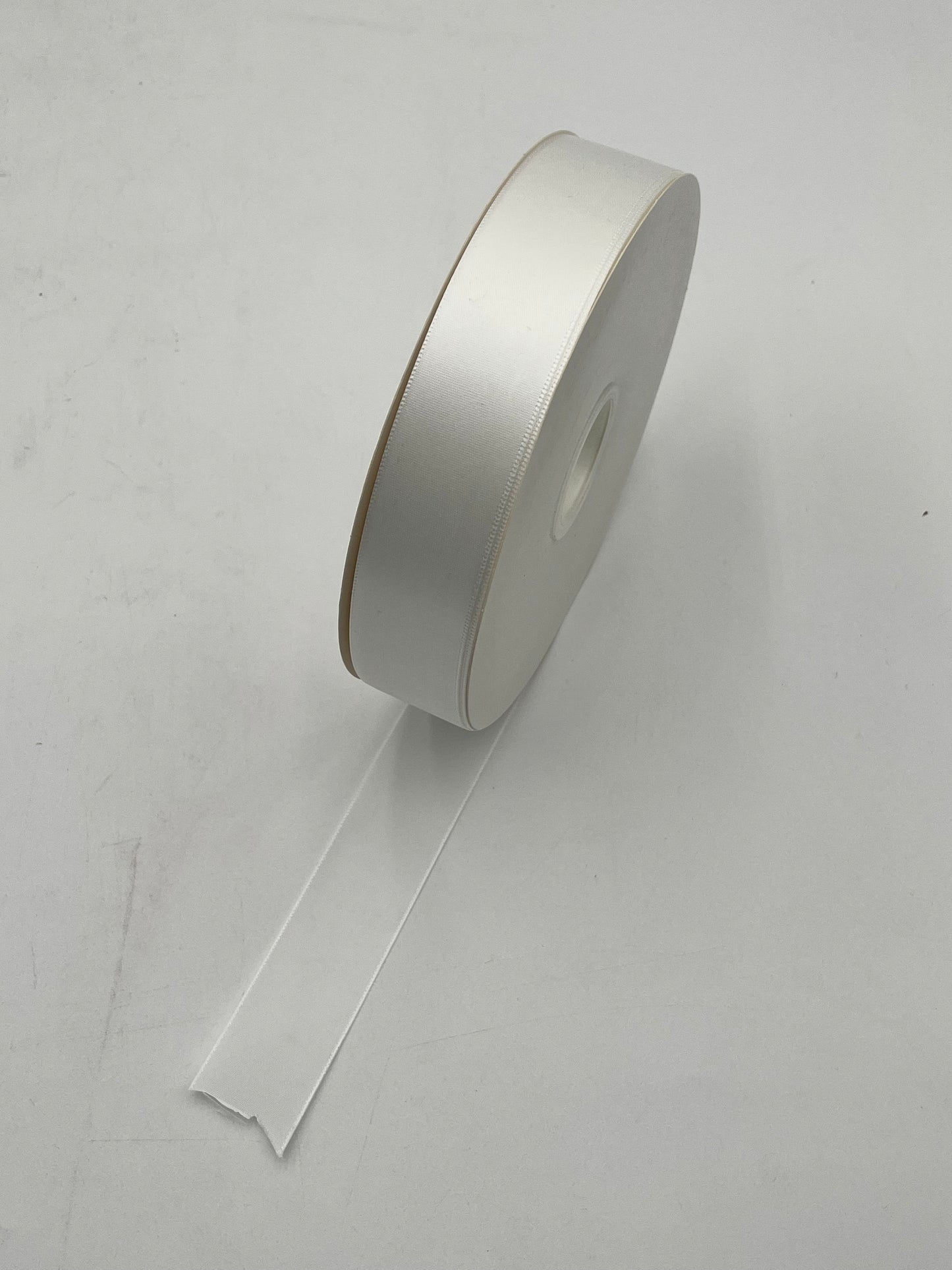1.25" satin ribbon rolls, 100 yards in White for florals, crafts & décor. Sold by floralsuppliespoint1.com.