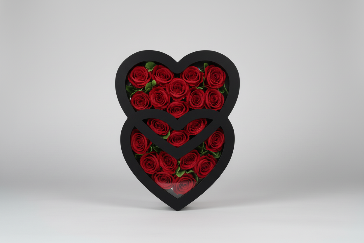 Double Heart Set Of 2
