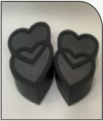 Double Heart Set Of 2