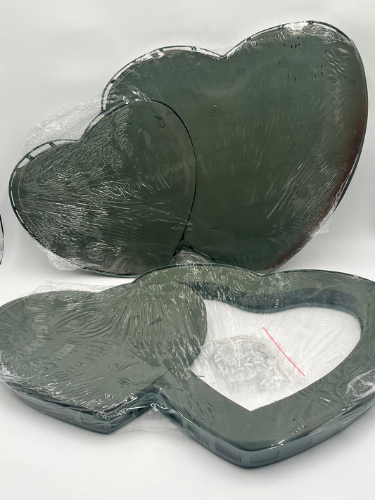 Double heart floral foam wreath bases 18x28 – with an open center or solid. Perfect for floral arrangements, weddings & crafts. Sold by floralsuppliespoint1.com