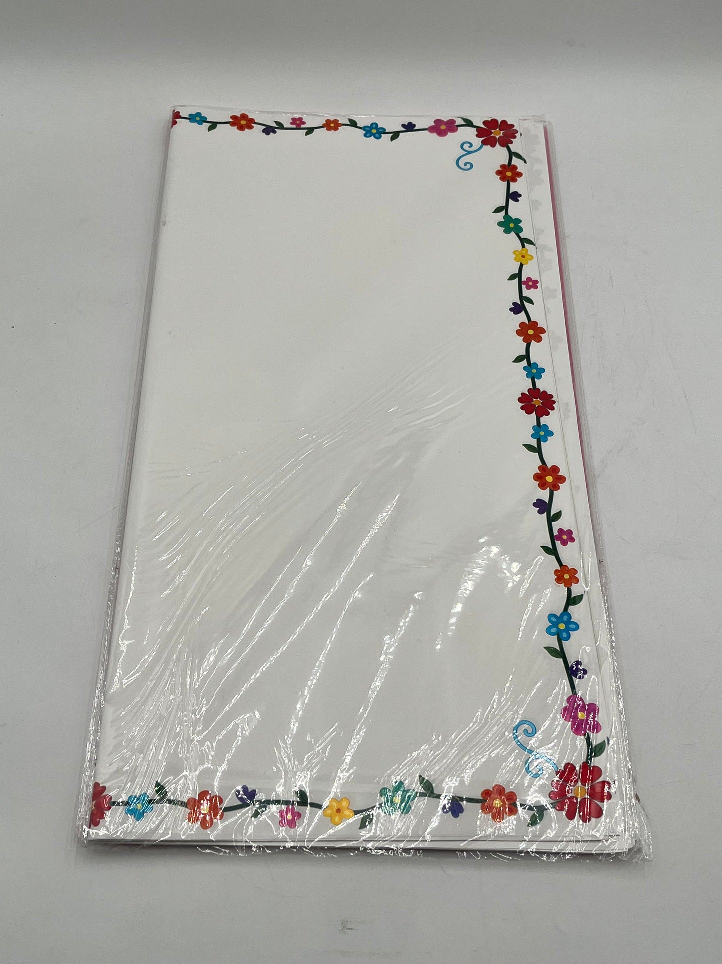 Flower Border Wrapping Paper