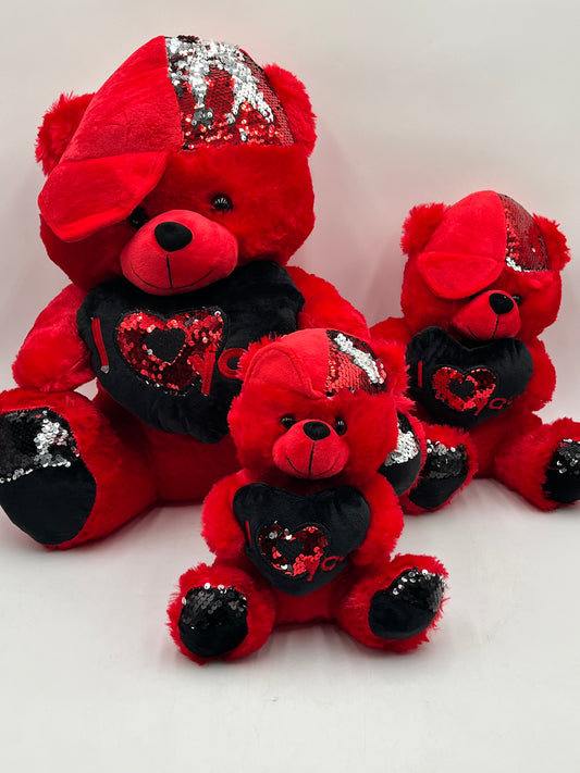 Red Hat- I Love You Bear Set