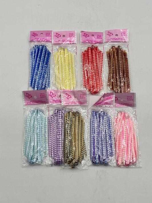 Checkered Pull Ribbon Collection
