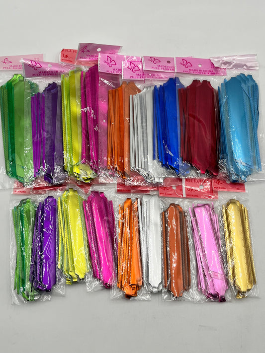 Glossy Satin Bloom Ribbon Collection