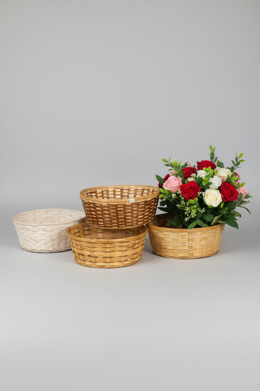 Classic Woven Bloom Basket