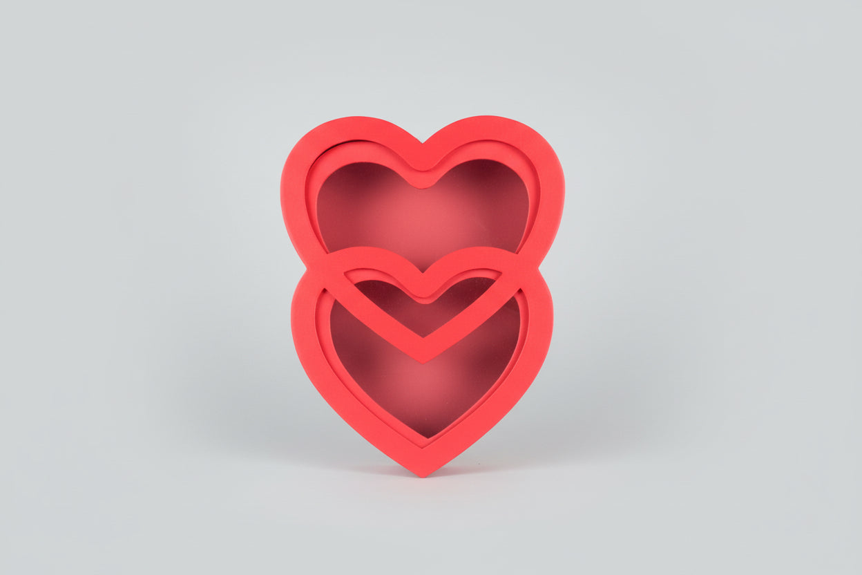 Double Heart Set Of 2