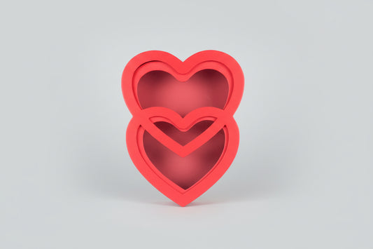 Double Heart Set Of 2
