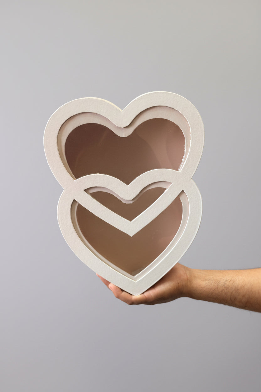 Double Heart Set Of 2