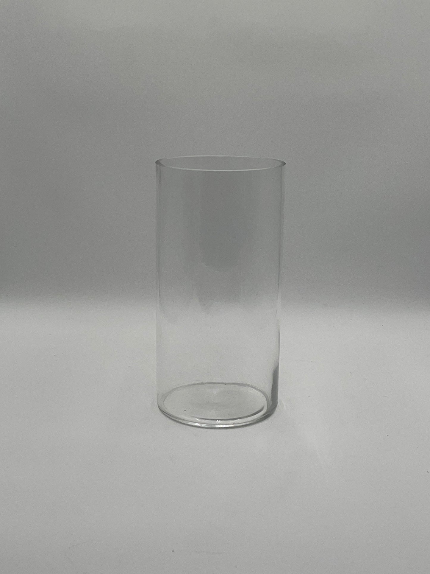 LuxeRound Cylinder Trio clear glass vases in small, medium, and large sizes for floral arrangements, home décor, or event use. Available individually and bulk at floralsuppliespoint1.com.