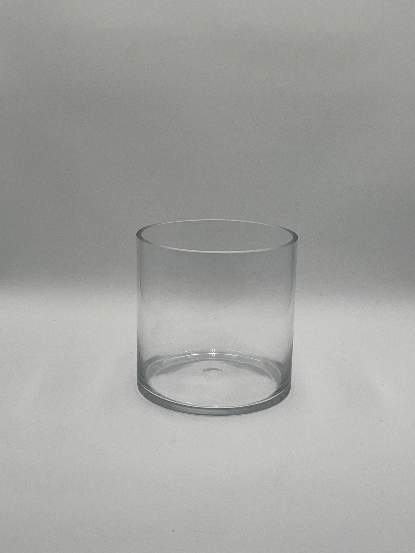 LuxeRound Cylinder Trio clear glass vases in small, medium, and large sizes for floral arrangements, home décor, or event use. Available individually and bulk at floralsuppliespoint1.com.