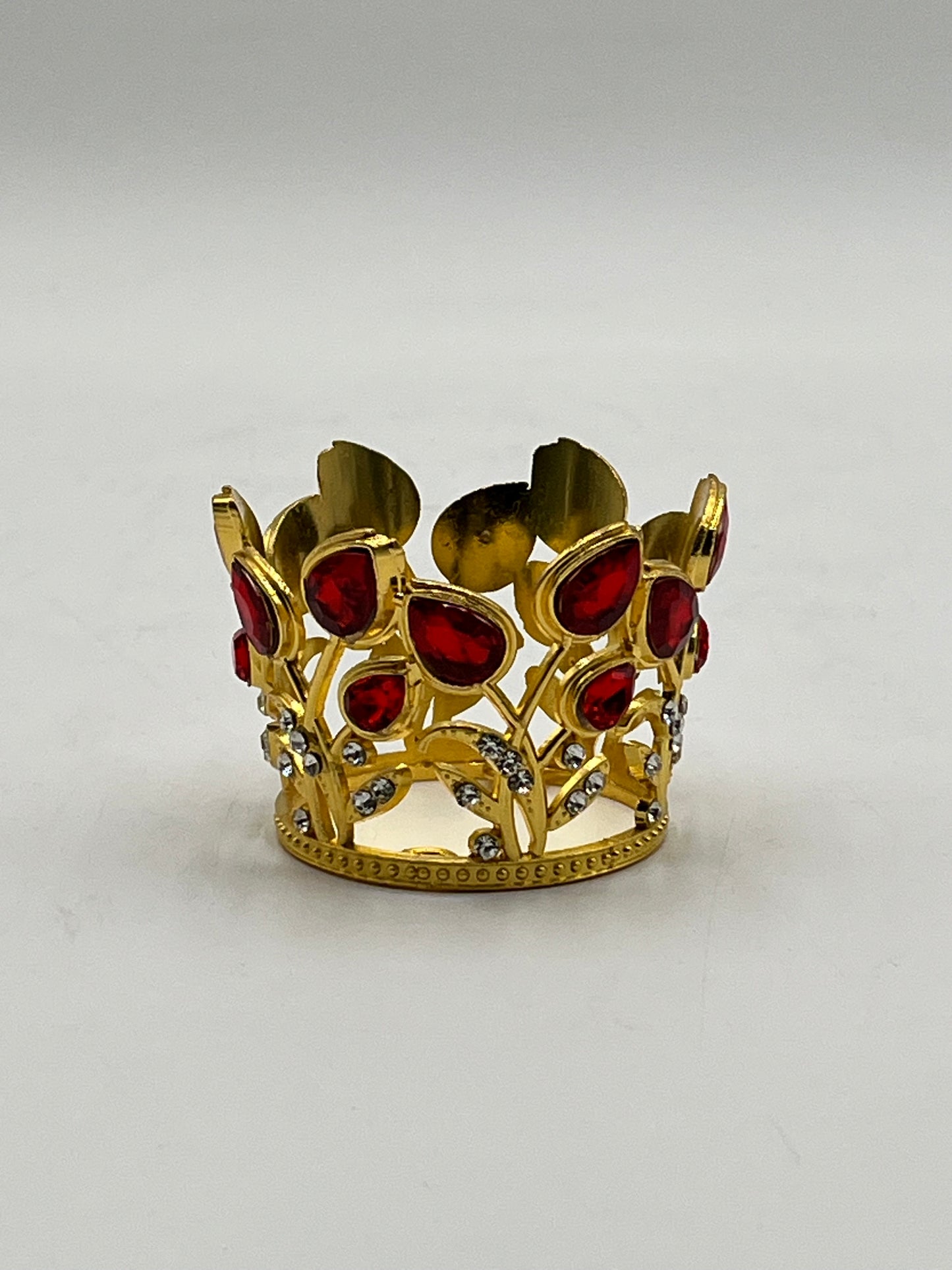 Mini decorative crown for floral arrangements, cakes- perfect for weddings, showers & crafts. Sold individually by floralsuppliespoint1.com