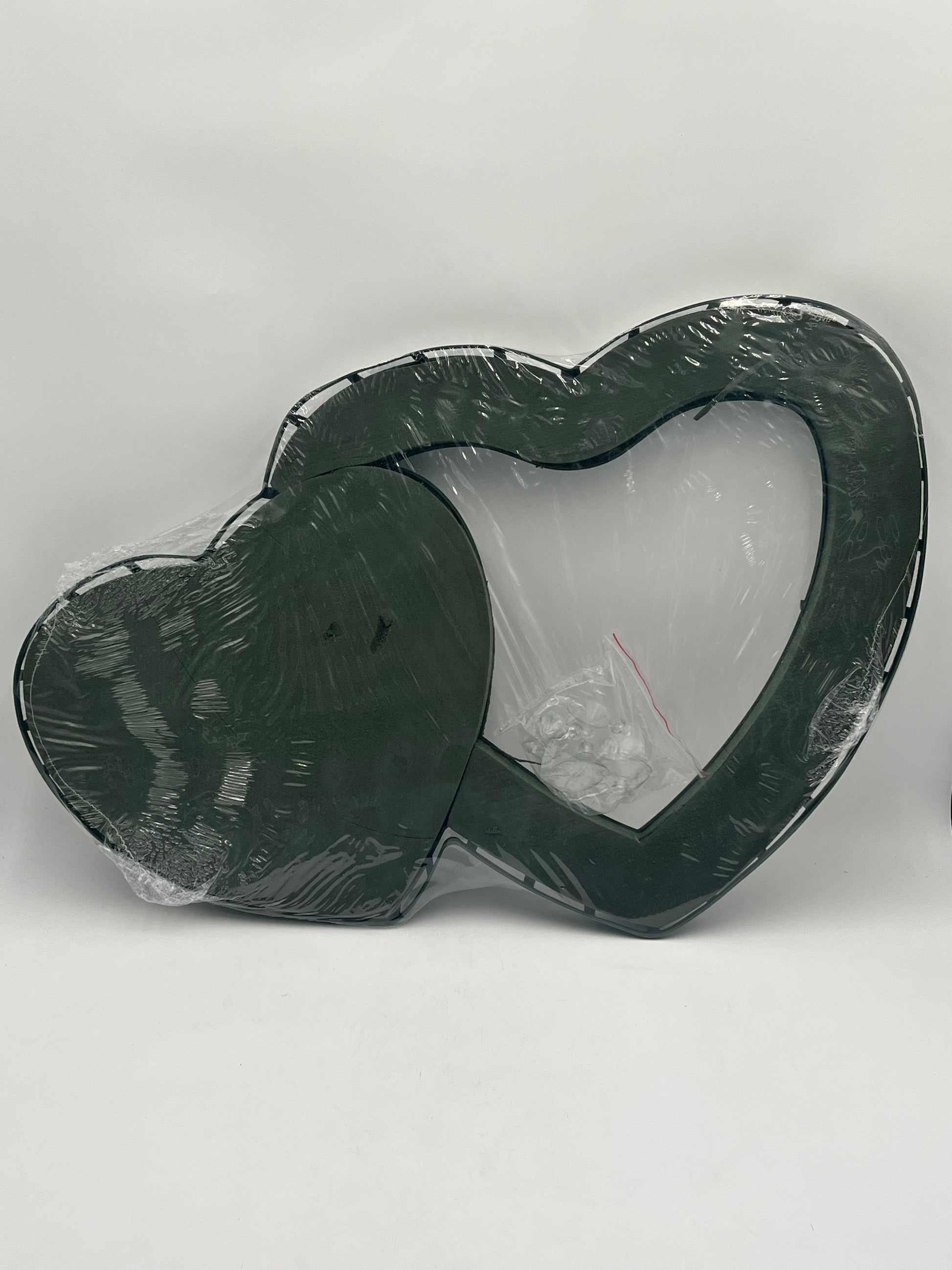 Double heart floral foam wreath bases 18x28 – with an open center or solid. Perfect for floral arrangements, weddings & crafts. Sold by floralsuppliespoint1.com