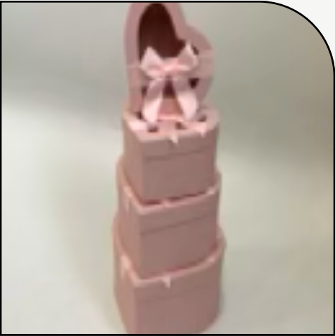 Heart Box 4 Piece Set