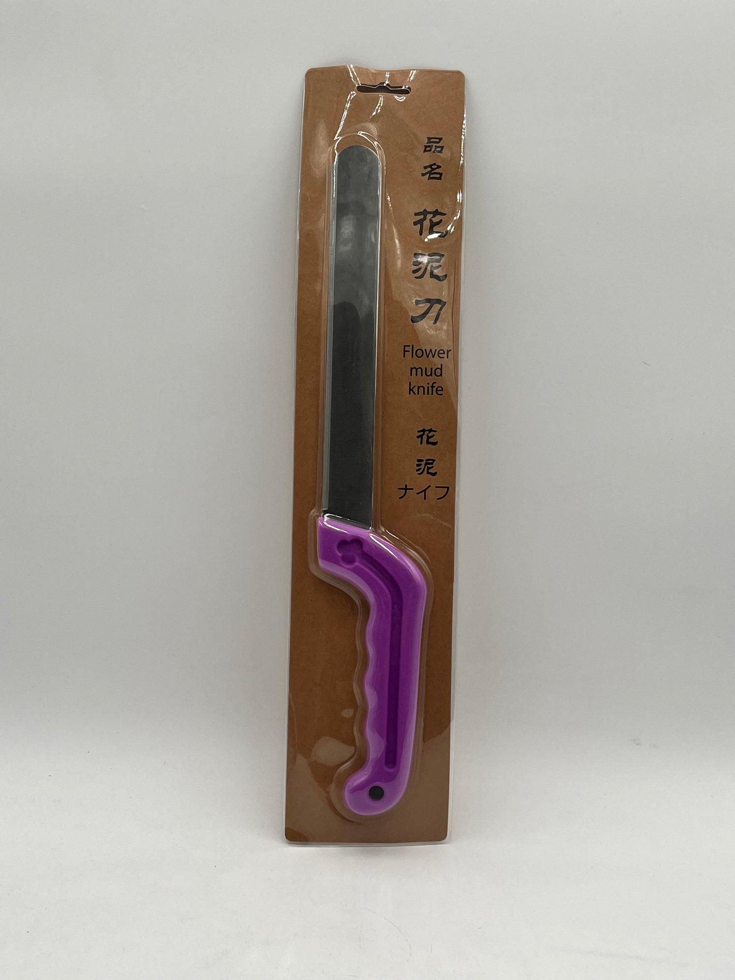 Professional Floral Foam Cutting Knife with red, black, orange, lavender, and purple handles, sold by floralsuppliespoint1.com for $7.99.