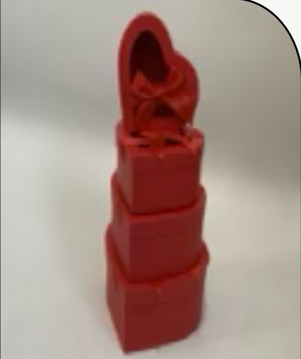 Heart Box 4 Piece Set